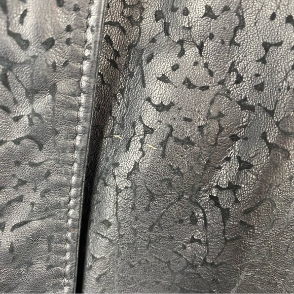 Vintage Gino Di Giorgio by Cominy Leather Bomber Jacket Men's Size Large 80s 90s - Picture 15 of 16